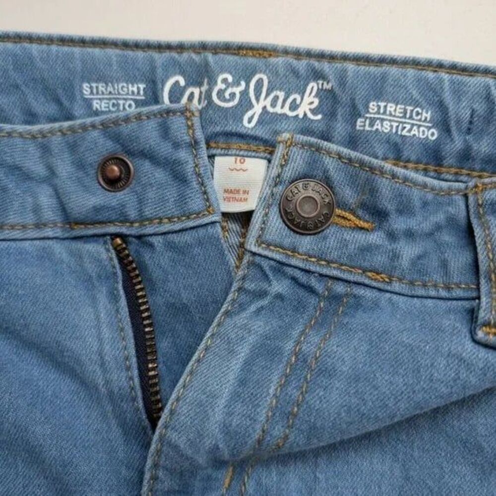 Cat & Jack Unisex Jeans Size 10 NWOT - Picture 3 of 7
